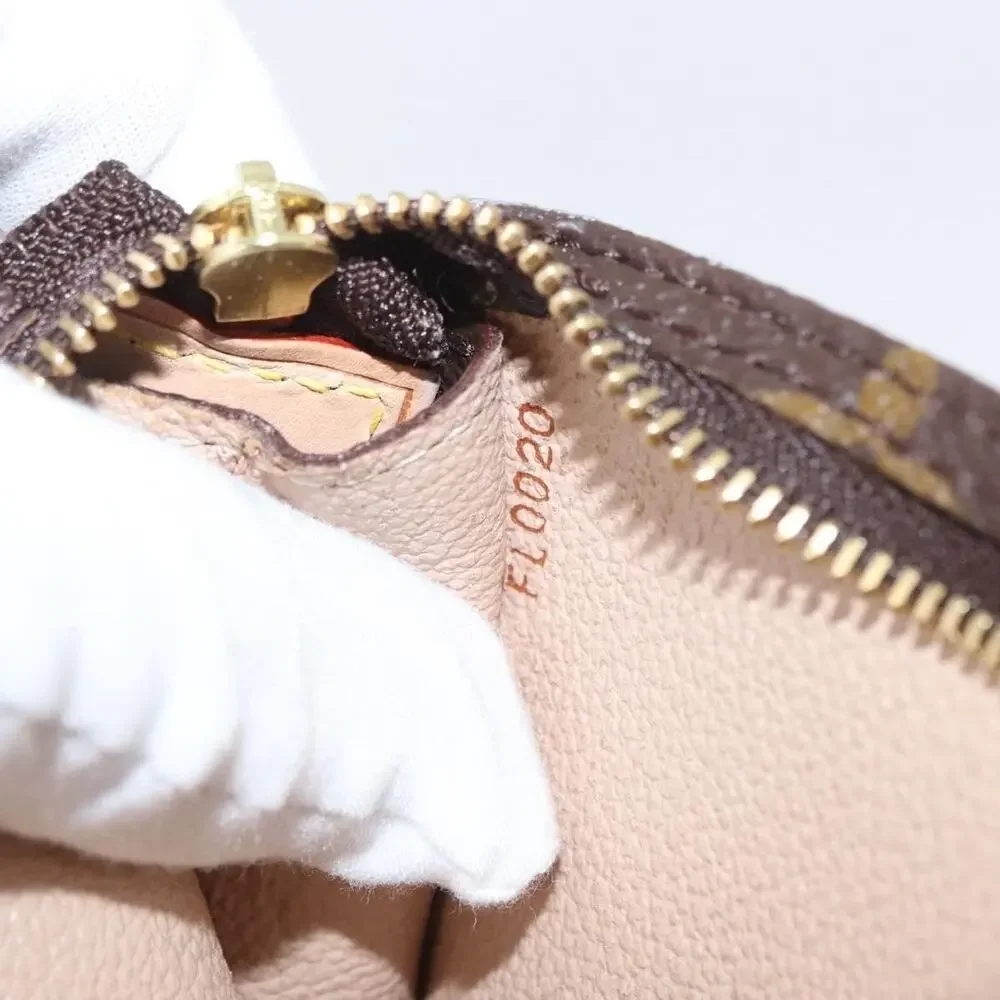 Louis Vuitton Monogram Bucket GM Accessory Pouch Brown